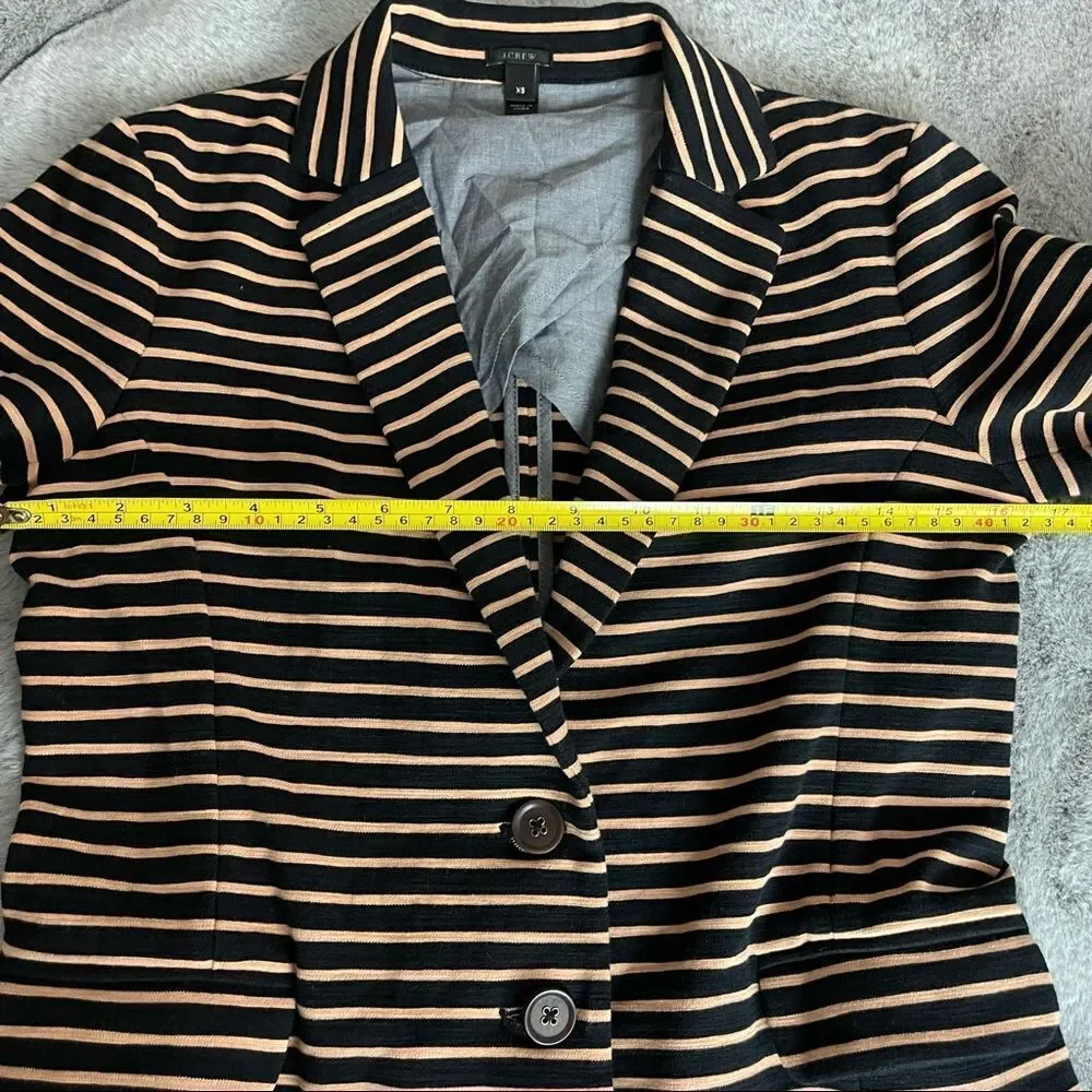 J.Crew Striped Blazer size XS